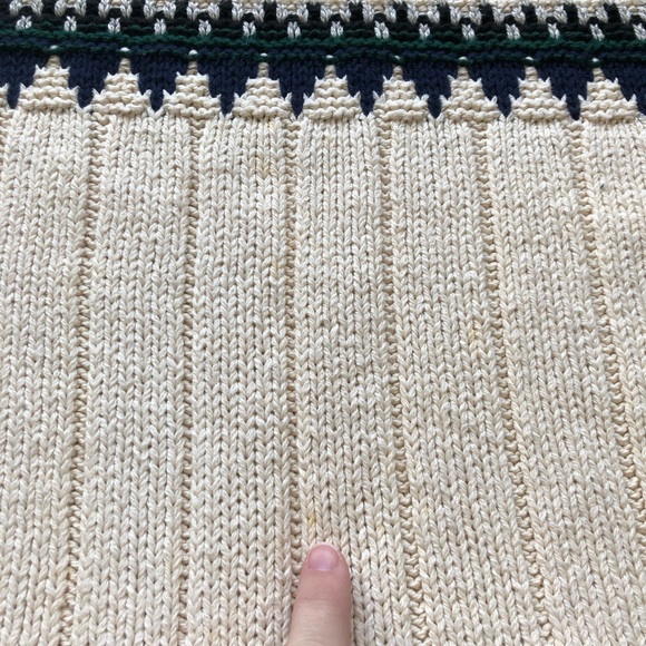 EDDIE BAUER GRANDPA SWEATER COOGI LIKE PATTERN MENS SZ LARGE USA VINTAGE - Picture 6 of 10